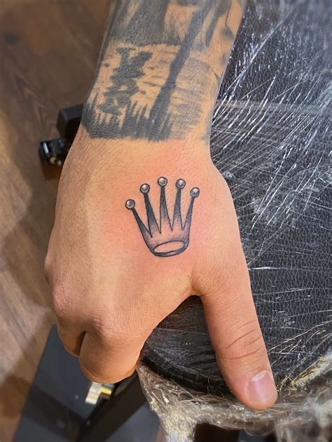 neck rolex crown tattoo|rolex crown tattoo.